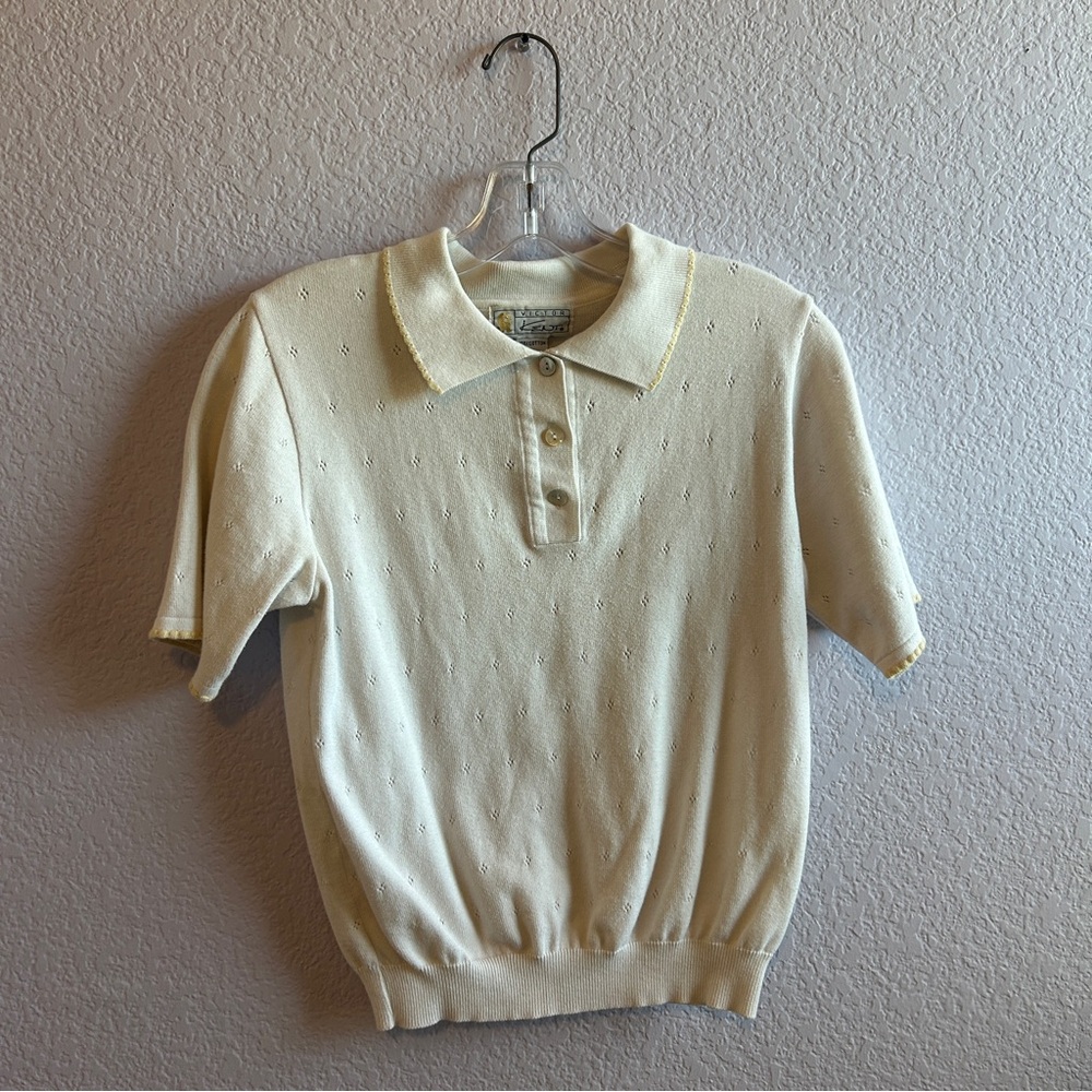 Victor Kent Cream Polo Shirt